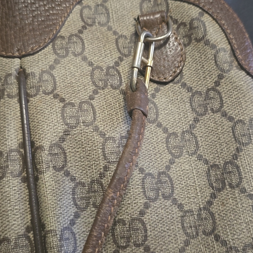 VINTAGE Gucci GG Supreme Web Sherry Line bag - Picture 4 of 11